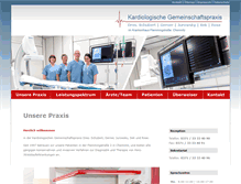 Tablet Screenshot of kardio-chemnitz.de